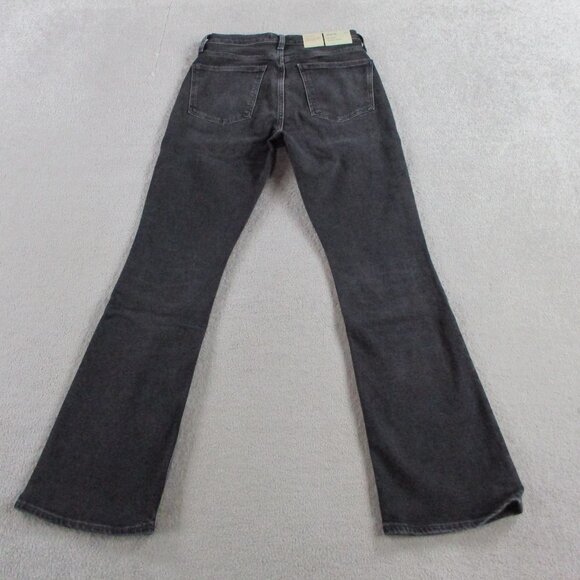 Agolde Jeans Womens 27 Black Denim Nico High Rise Slim Boot Hotline NWT $218 - Picture 4 of 15